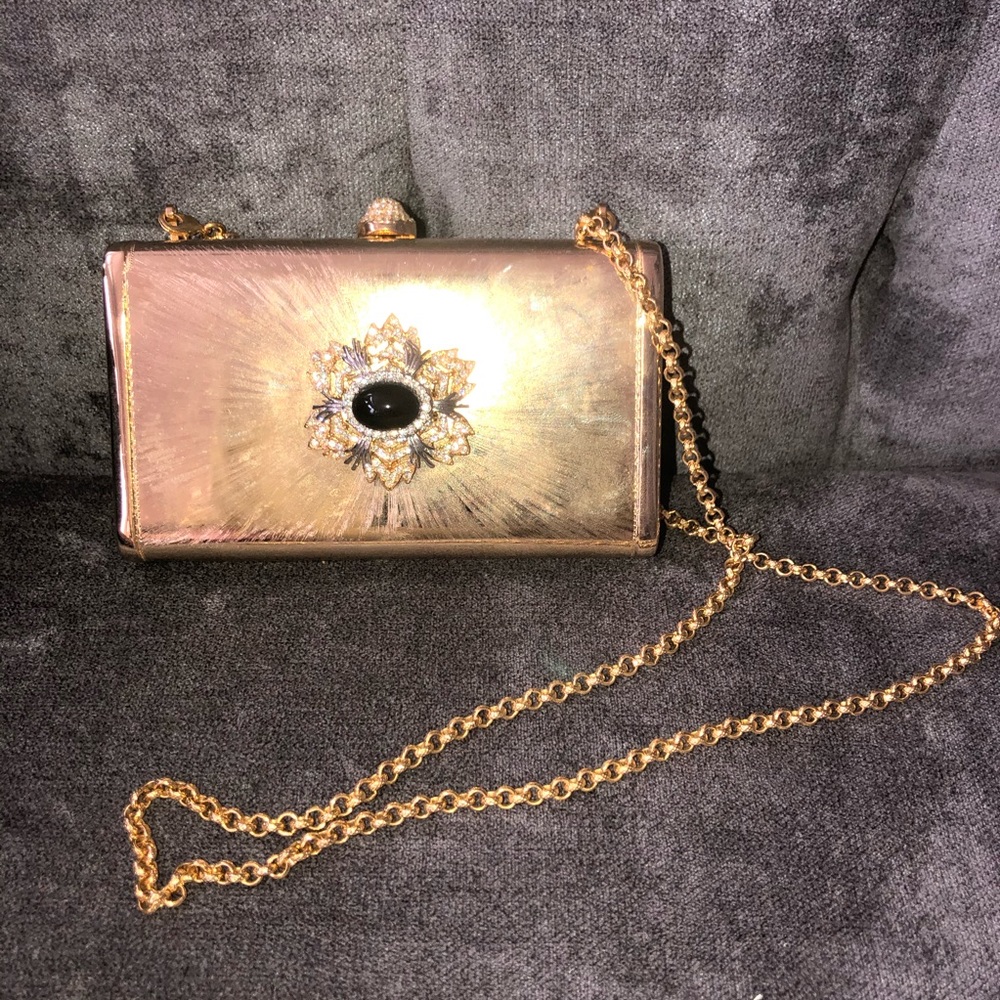 Mary Norton Gold Clutch